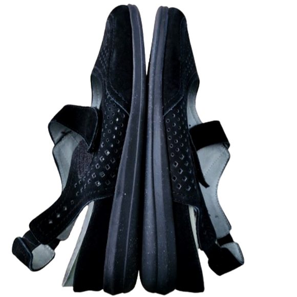 David Tate Clever Black Comfort Slingback Shoes Size 8 1/2 - Picture 5 of 10